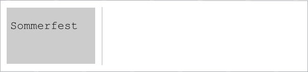 Sommerfest