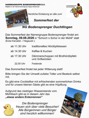 Sommerfest 2026